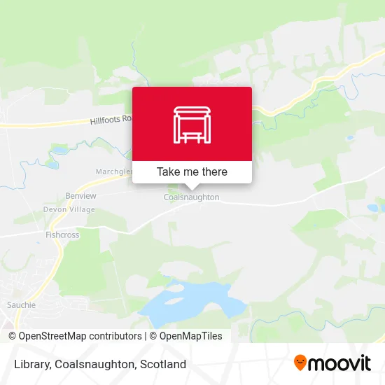 Library, Coalsnaughton map