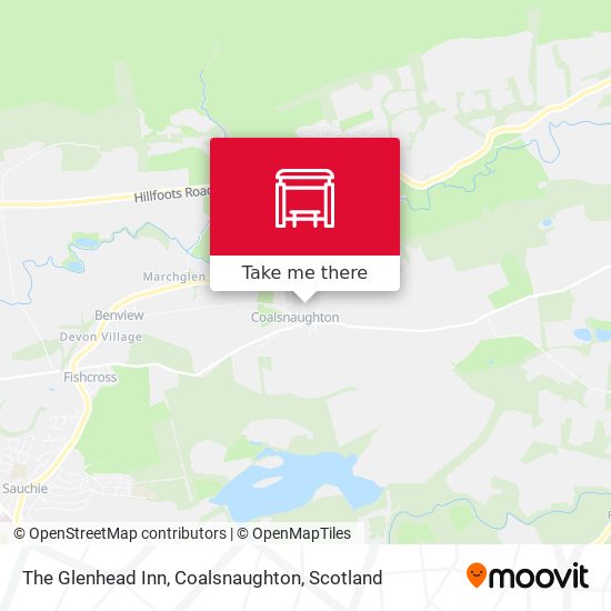 The Glenhead Inn, Coalsnaughton map