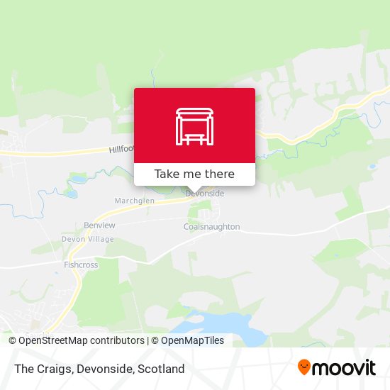 The Craigs, Devonside map