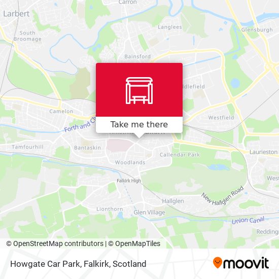 Howgate Car Park, Falkirk map
