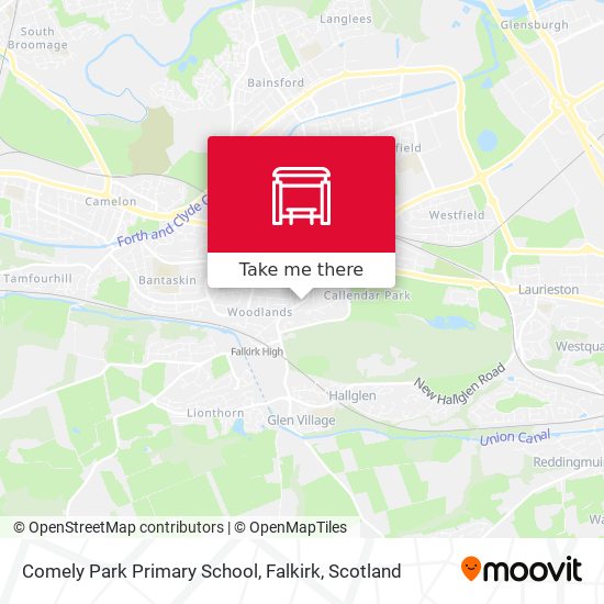 Comely Park Primary School, Falkirk map