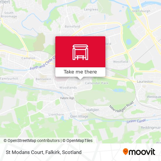 St Modans Court, Falkirk map