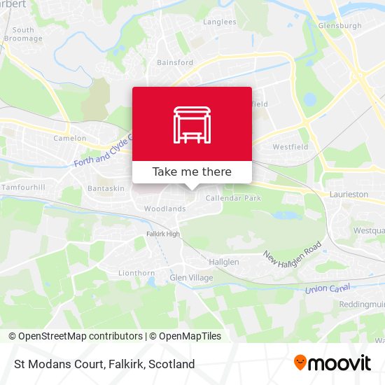 St Modans Court, Falkirk map