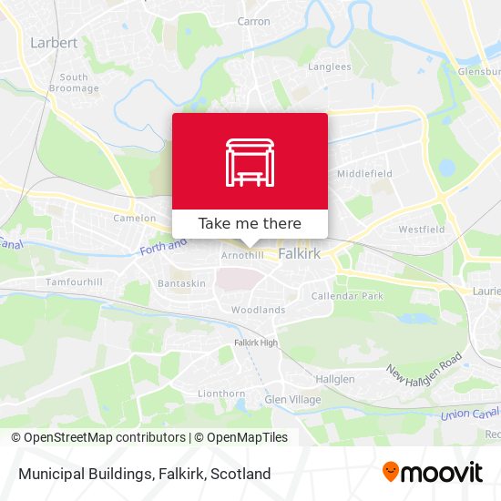 Municipal Buildings, Falkirk map