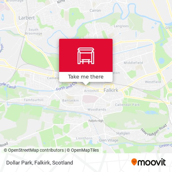Dollar Park, Falkirk map