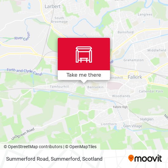 Summerford Road, Summerford map