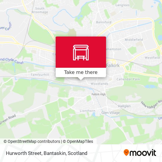 Hurworth Street, Bantaskin map