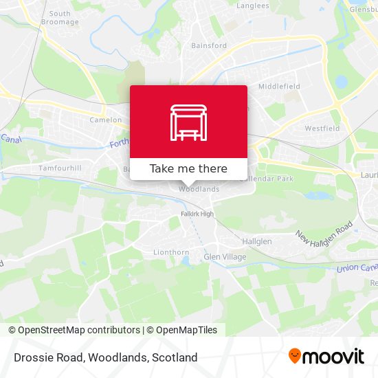 Drossie Road, Woodlands map