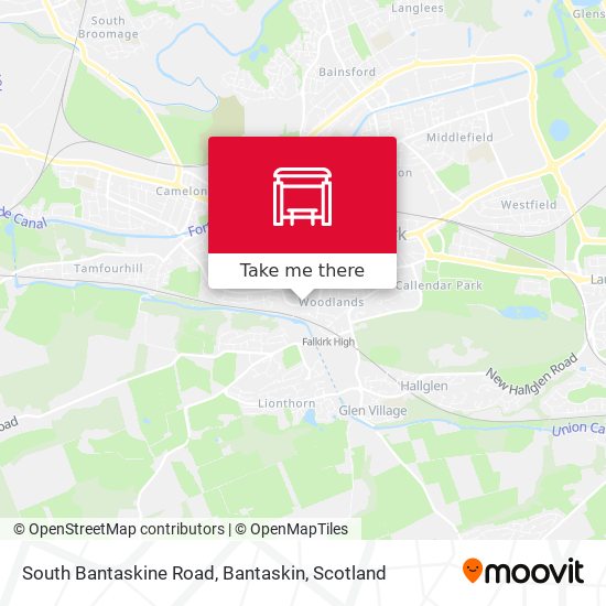 South Bantaskine Road, Bantaskin map