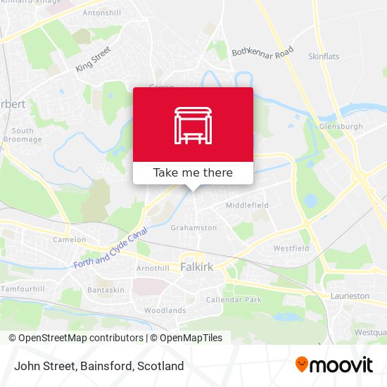 John Street, Bainsford map