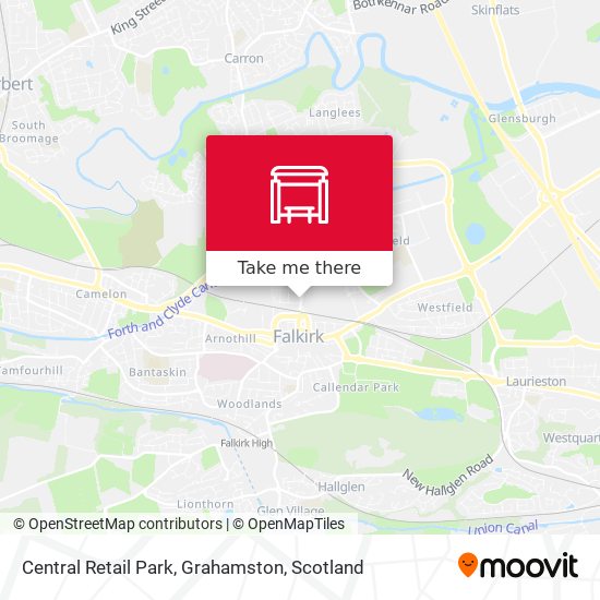 Central Retail Park, Grahamston map