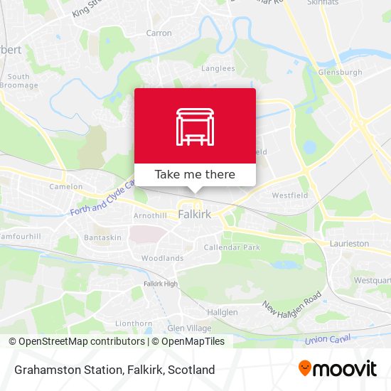 Grahamston Station, Falkirk map