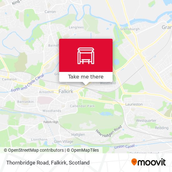 Thornbridge Road, Falkirk map