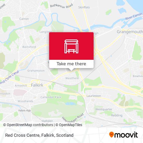 Red Cross Centre, Falkirk map