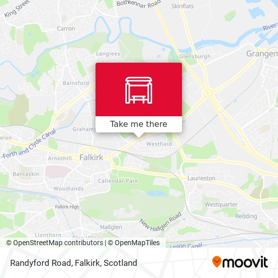Randyford Road, Falkirk map