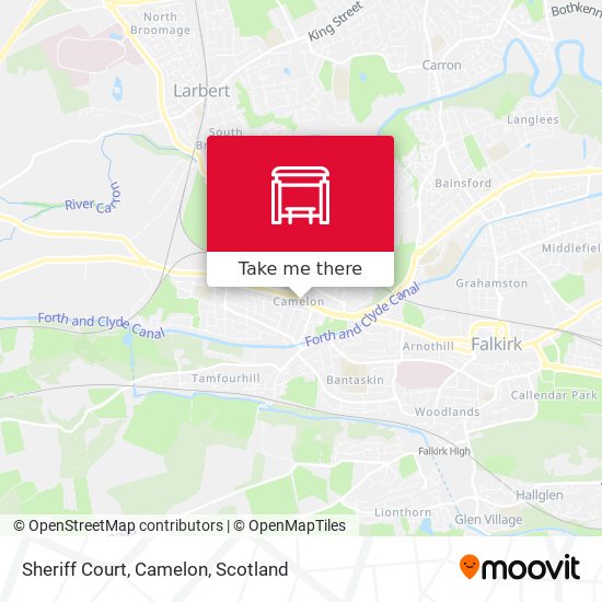 Sheriff Court, Camelon map