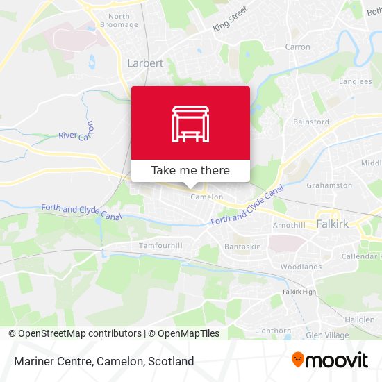 Mariner Centre, Camelon map