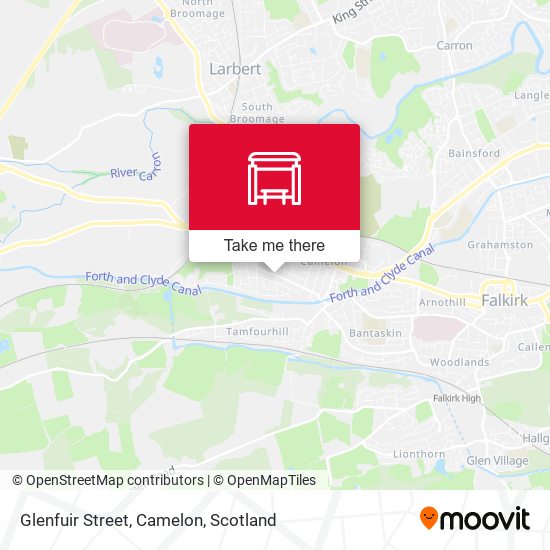 Glenfuir Street, Camelon map