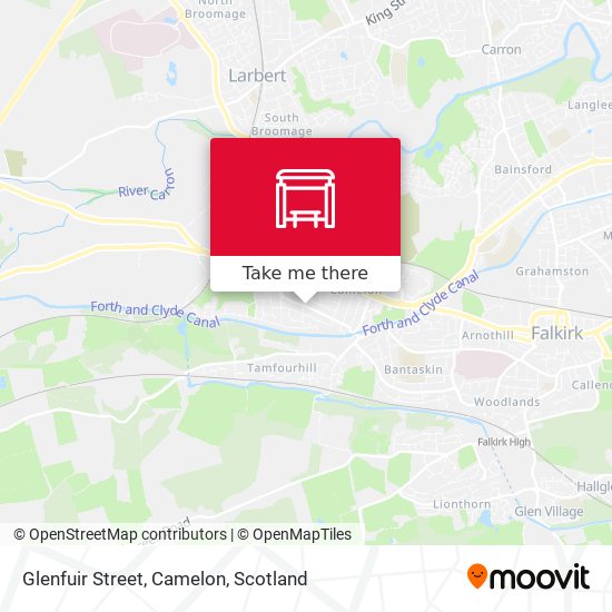 Glenfuir Street, Camelon map