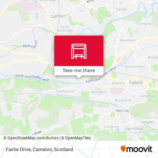 Fairlie Drive, Camelon map