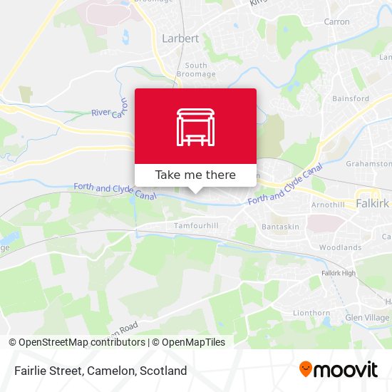 Fairlie Street, Camelon map