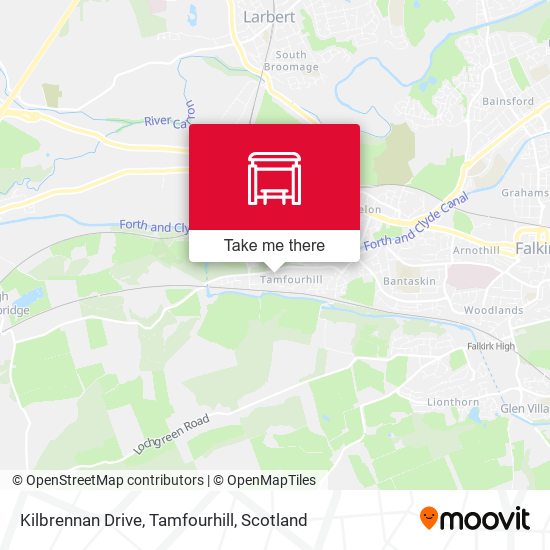 Kilbrennan Drive, Tamfourhill map