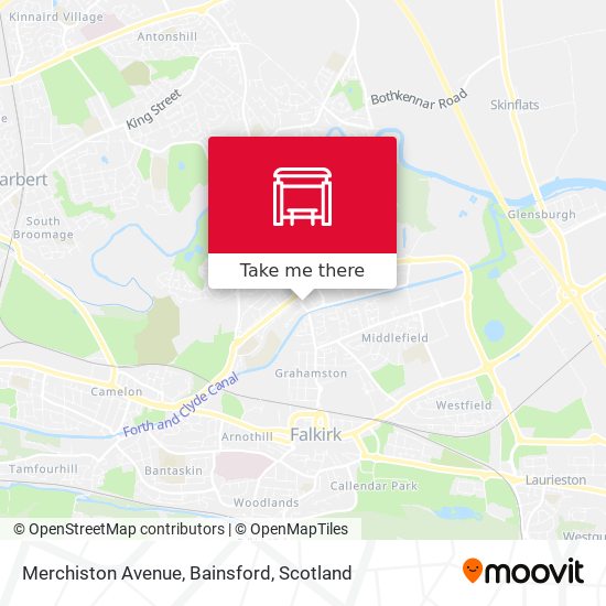 Merchiston Avenue, Bainsford map