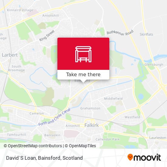 David`S Loan, Bainsford map
