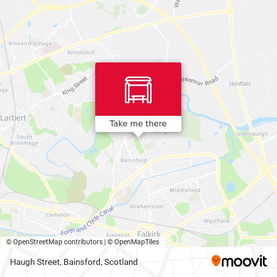 Haugh Street, Bainsford map