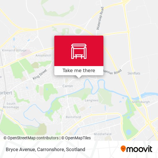 Bryce Avenue, Carronshore map