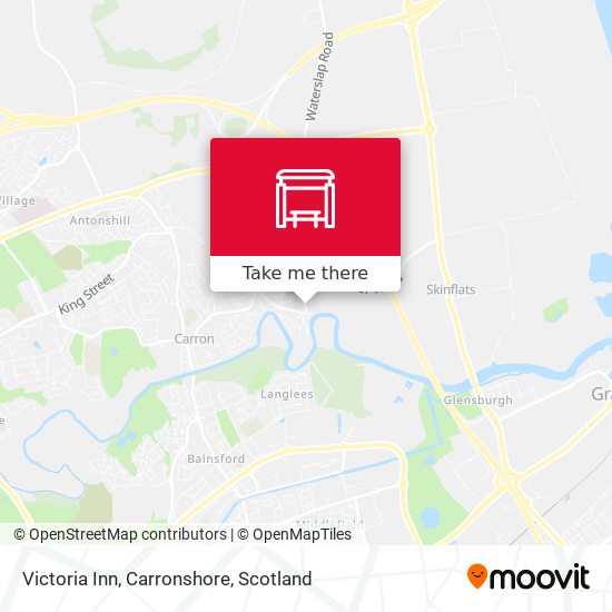 Victoria Inn, Carronshore map