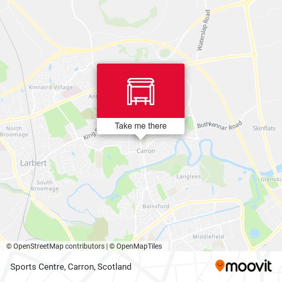 Sports Centre, Carron map