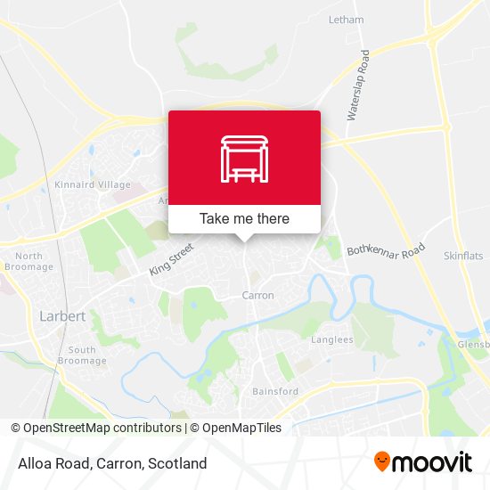 Alloa Road, Carron map
