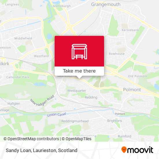Sandy Loan, Laurieston map