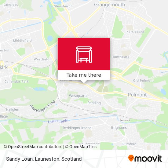 Sandy Loan, Laurieston map
