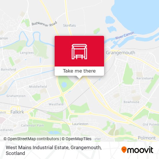 West Mains Industrial Estate, Grangemouth map