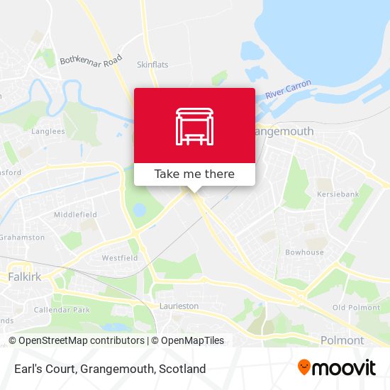 Earl's Court, Grangemouth map