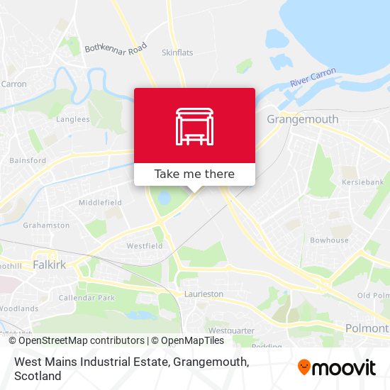 West Mains Industrial Estate, Grangemouth map