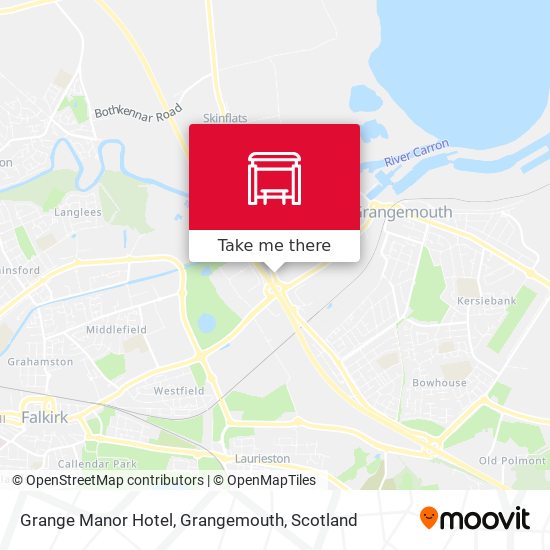 Grange Manor Hotel, Grangemouth map