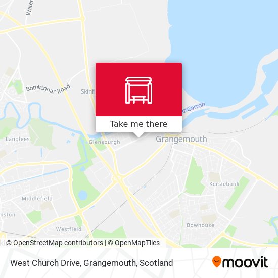 West Church Drive, Grangemouth map