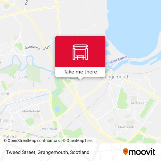 Tweed Street, Grangemouth map