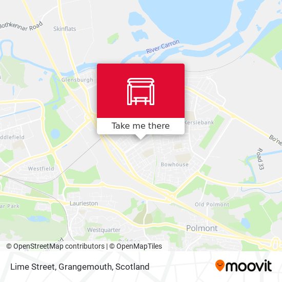 Lime Street, Grangemouth map