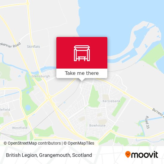British Legion, Grangemouth map