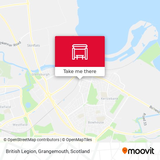 British Legion, Grangemouth map