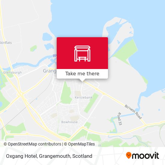 Oxgang Hotel, Grangemouth map