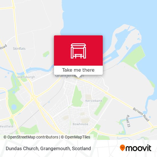 Dundas Church, Grangemouth map