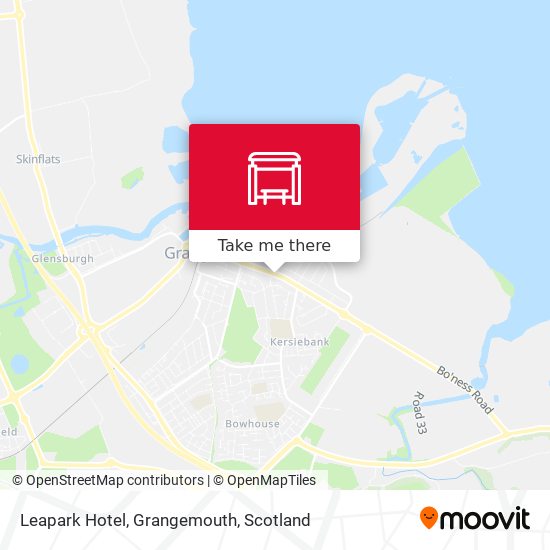 Leapark Hotel, Grangemouth map