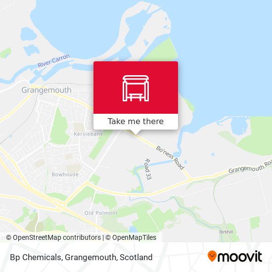 Bp Chemicals, Grangemouth map
