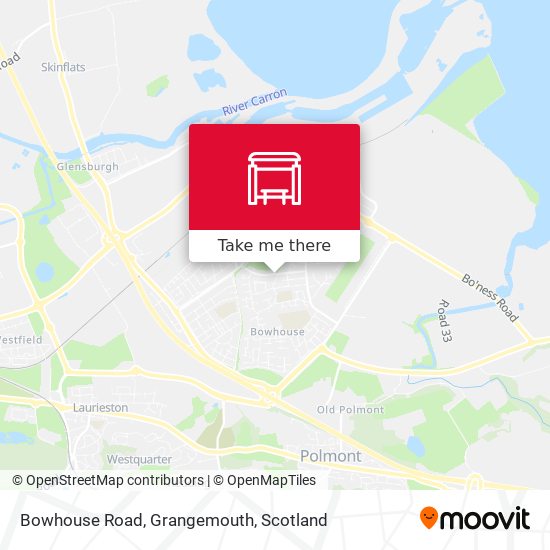 Bowhouse Road, Grangemouth map