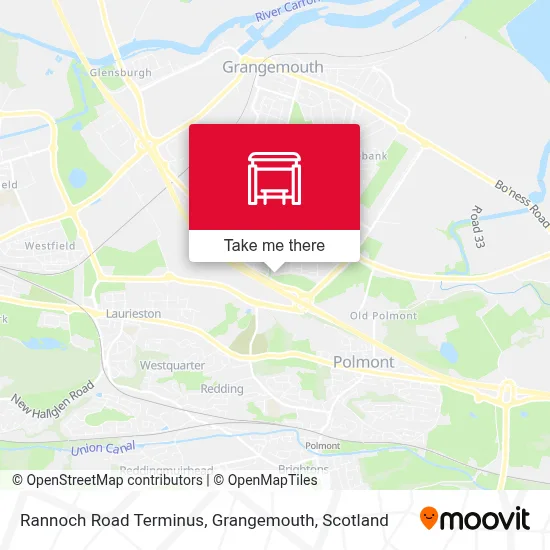 Rannoch Road Terminus, Grangemouth map